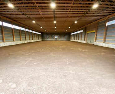 Horse Arena Sand Installation